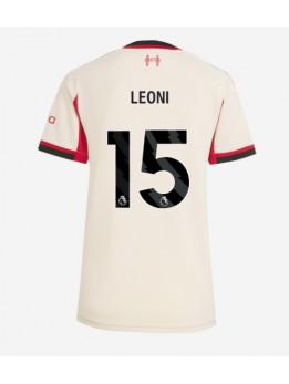 Zenske Futbalové oblečenie Liverpool Giovanni Leoni #15 2025-26 Krátky Rukáv - Preč